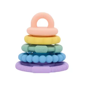 Silicone Stacker & Teether Toy - 0  (9 styles)