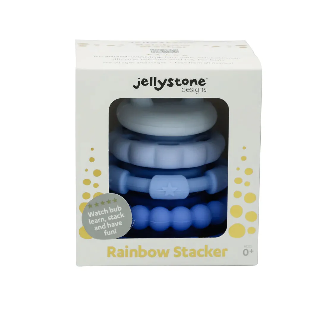 Silicone Stacker & Teether Toy - 0  (9 styles)