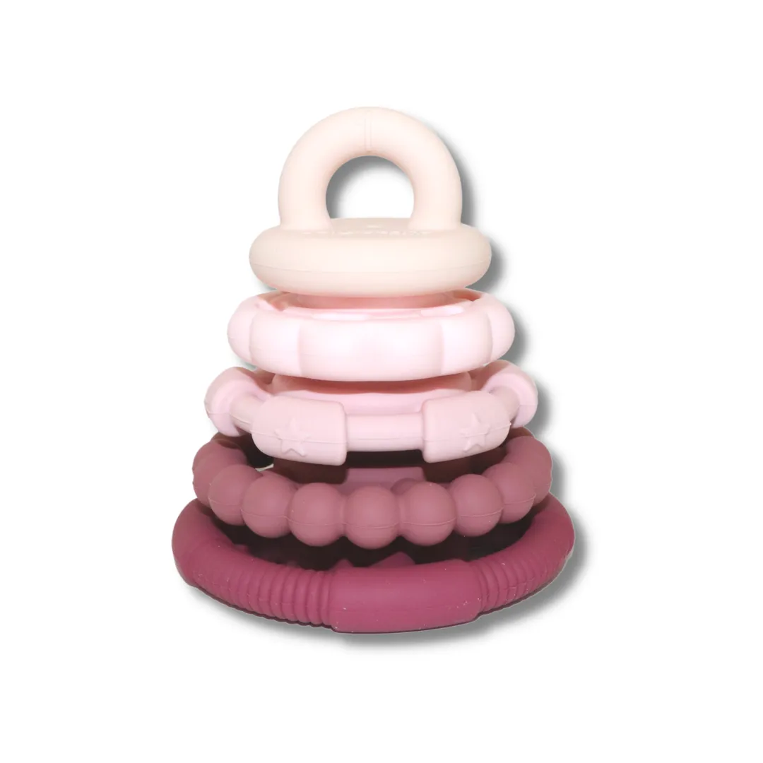 Silicone Stacker & Teether Toy - 0  (9 styles)