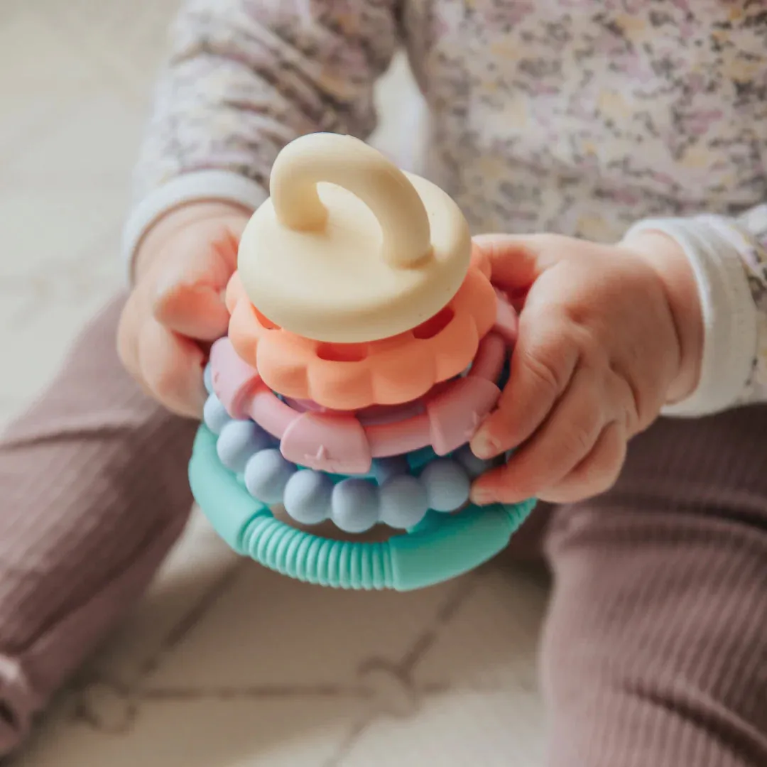 Silicone Stacker & Teether Toy - 0  (9 styles)