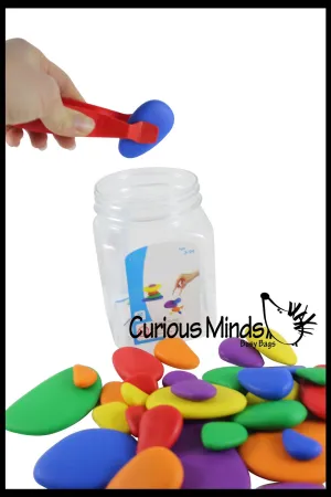 Simply Soothing River Stones - Set in Jar Toy - Learning activity
