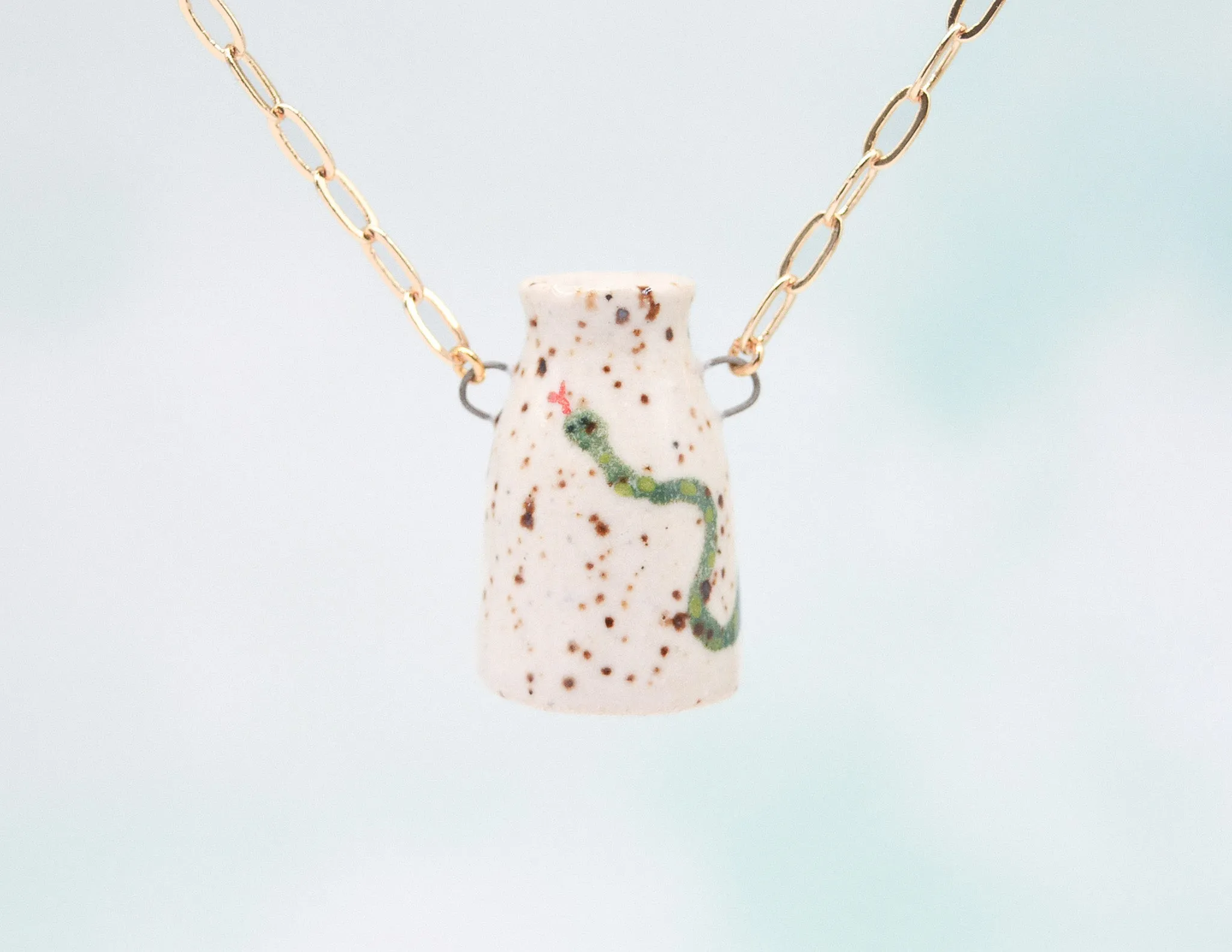 Snake Pot Necklace