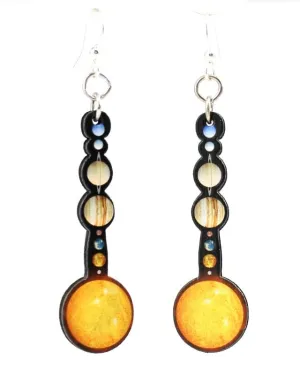 Solar System Earrings #1559