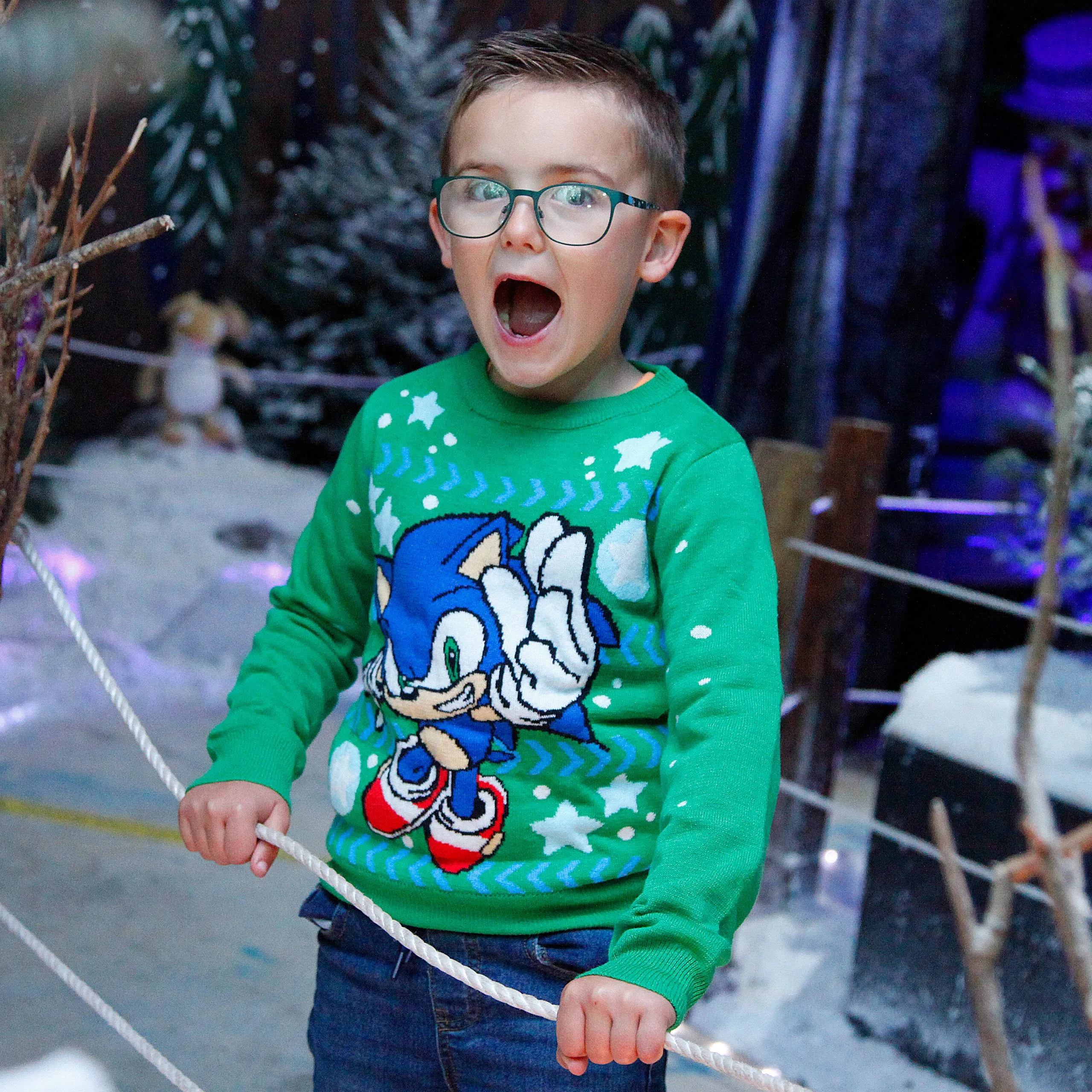 Sonic The Hedgehog Christmas Sweater