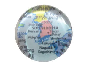 South Korea Map Pendant Magnet