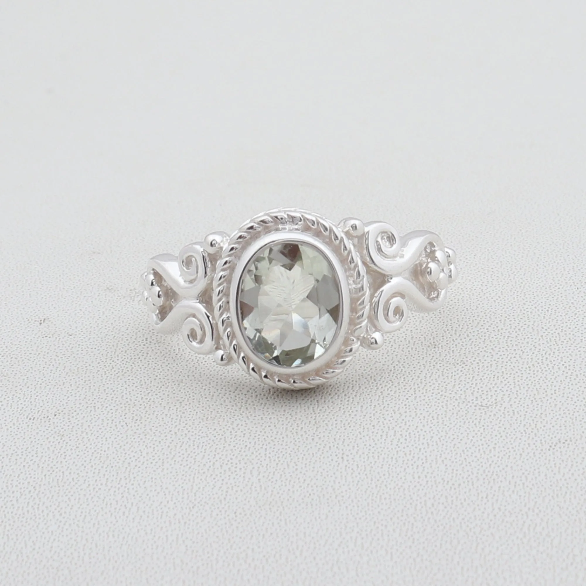 Spectrolite  Silver Rings