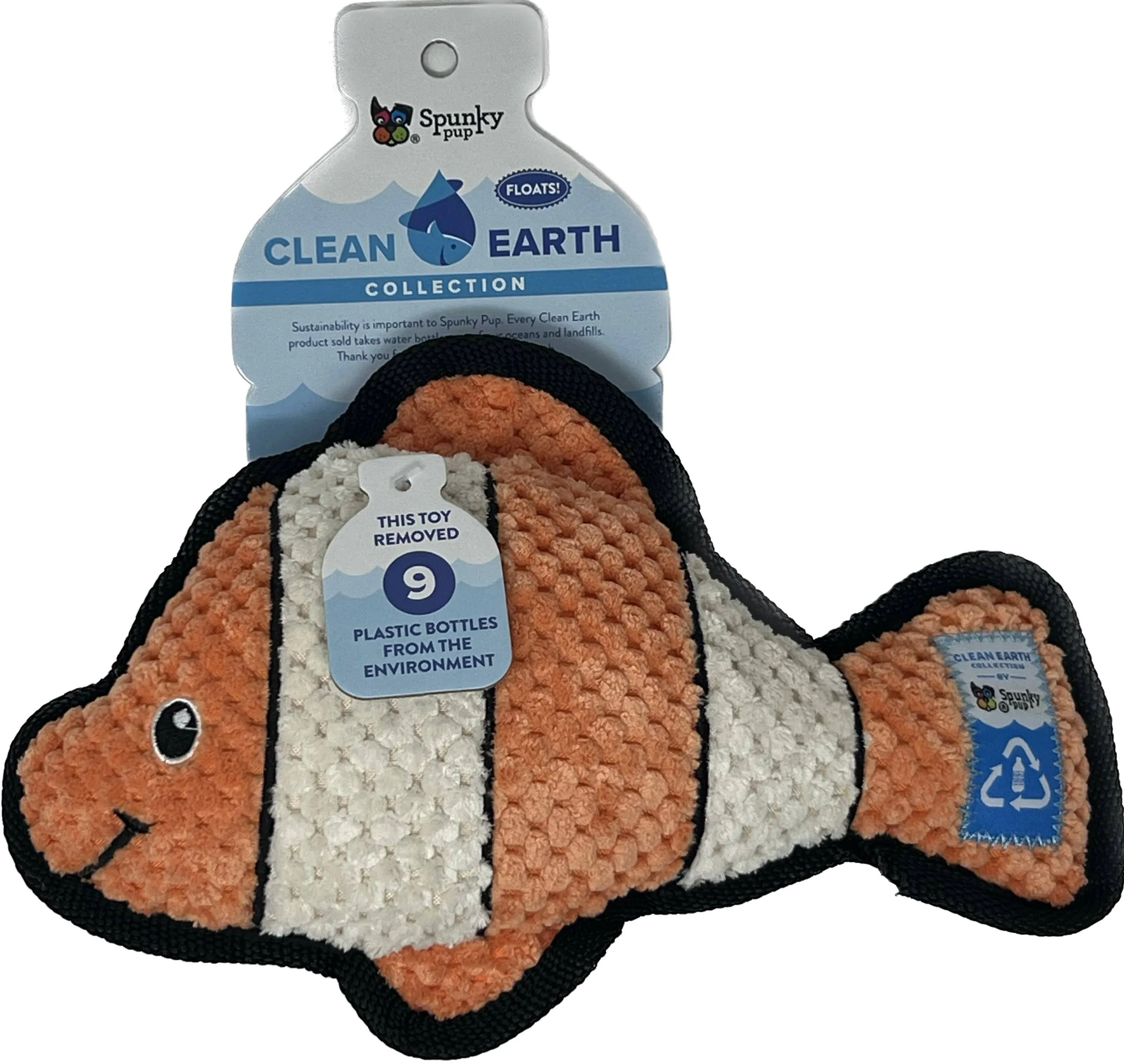 Spunky Pup - Clean Earth Recycled Plush Toys - 100% Sustainable: Small / Pelican