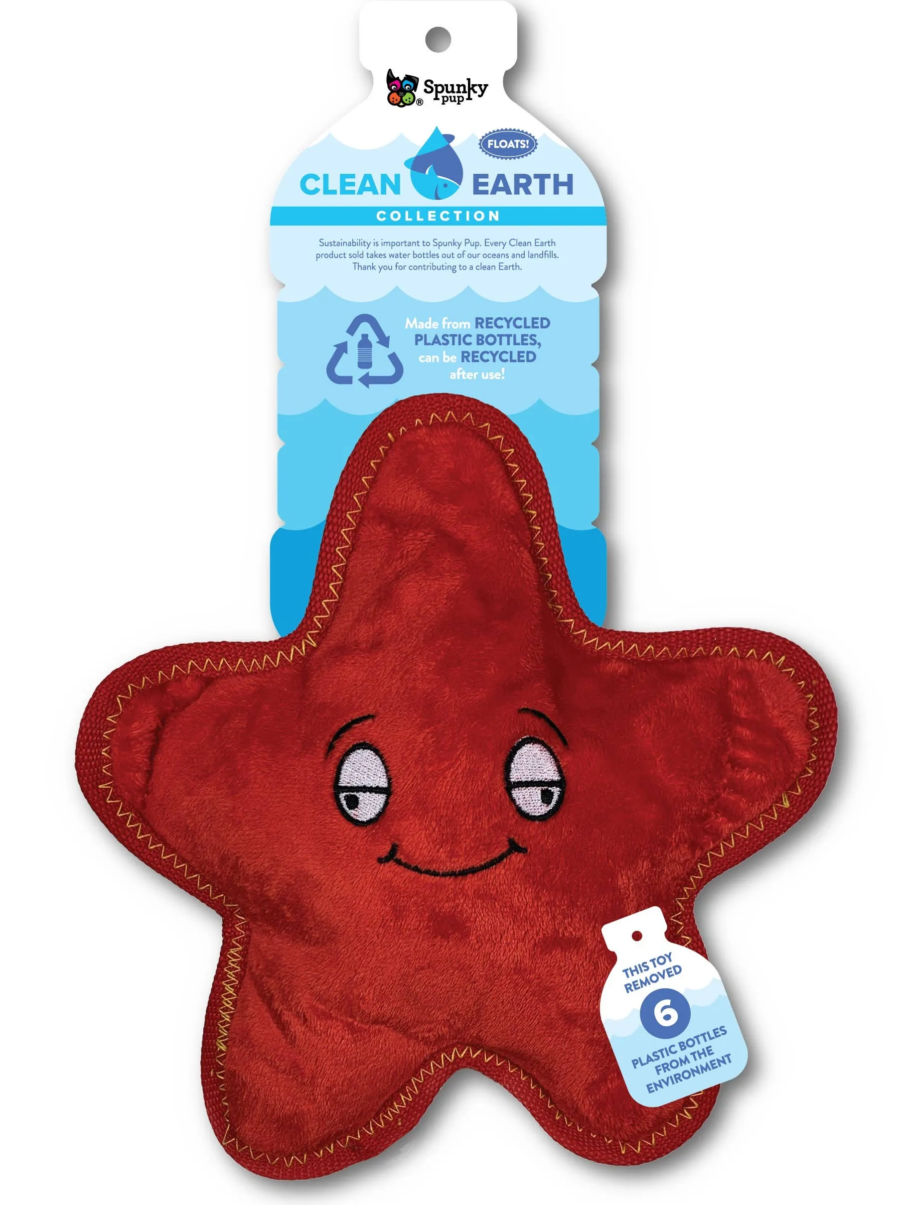 Spunky Pup - Clean Earth Recycled Plush Toys - 100% Sustainable: Small / Pelican