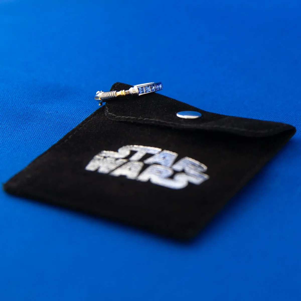 Star Wars X RockLove Obi-Wan Kenobi Crystal Lightsaber Ring