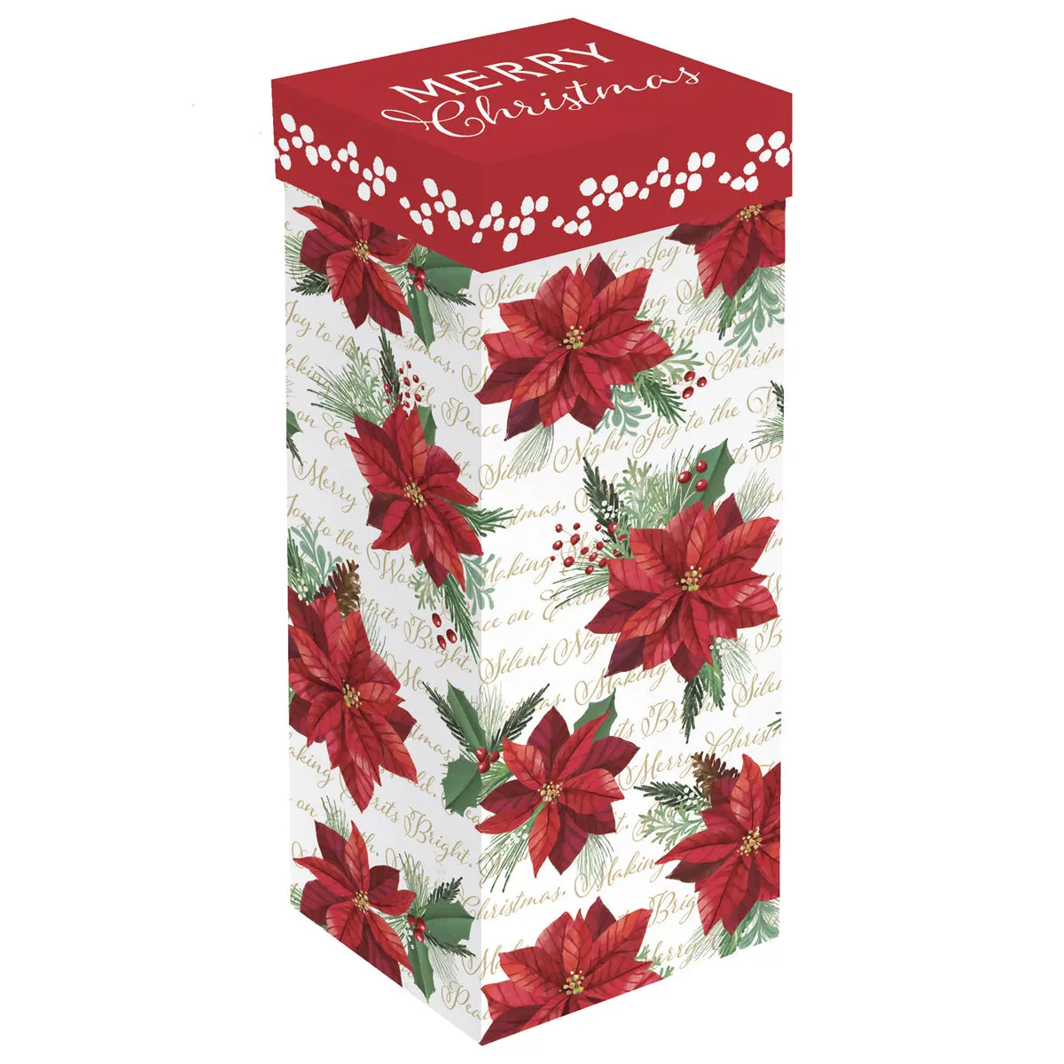 Stemmed Wine Glass, w/ Box, Joyful Noel