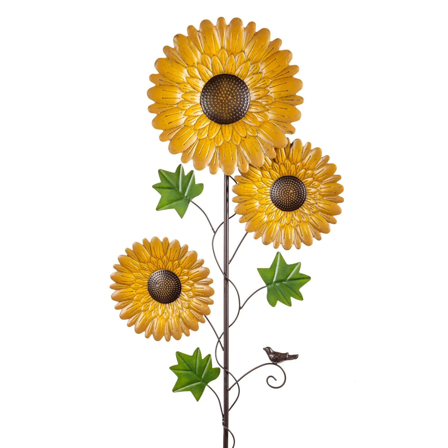 Sunflower Garden Metal Stake,55288