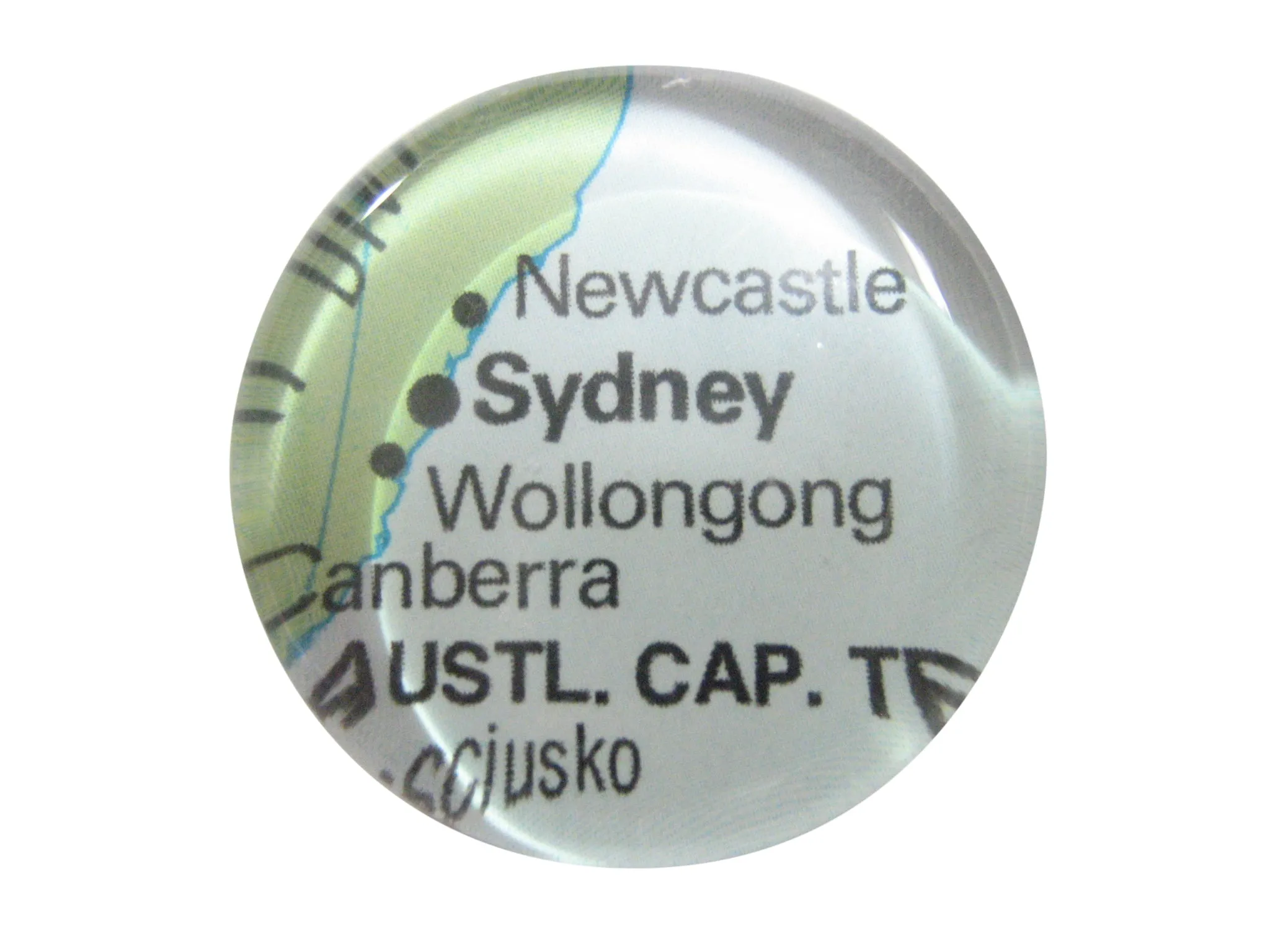 Sydney Australia Map Pendant Magnet