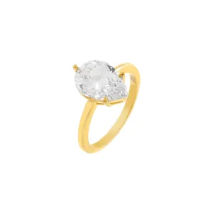 Teardrop Stone Ring