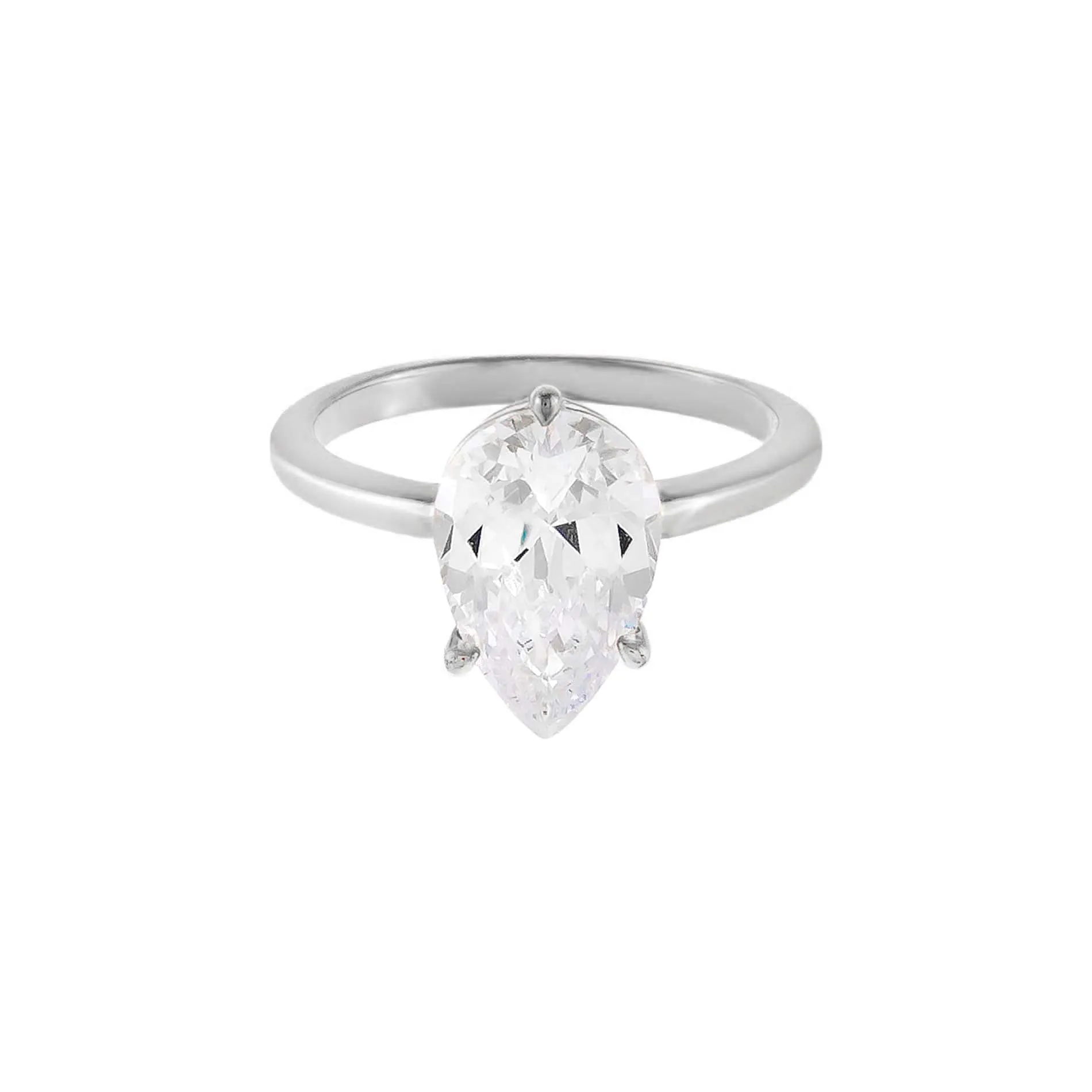 Teardrop Stone Ring