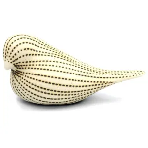 Thai Porcelain Bird, Brown Stipple