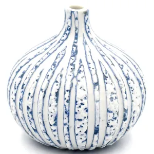 Thai Vase, Congo Tiny Mottled Blue