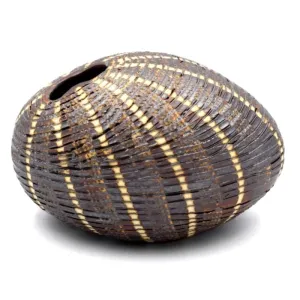 Thai Vase, Pebble Mini Pewter