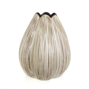 Thai Vase, Tulip Pewter