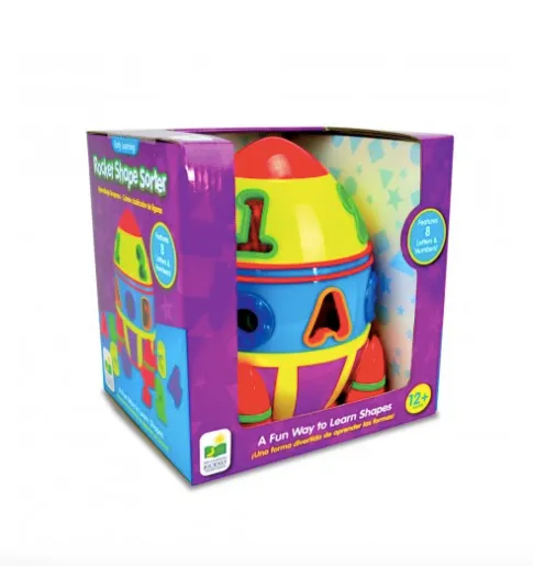 The Learning Journey Rocket Shape Sorter
