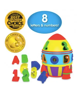The Learning Journey Rocket Shape Sorter