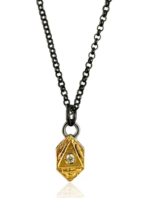 Tiny Atlantis Pendant - Gold