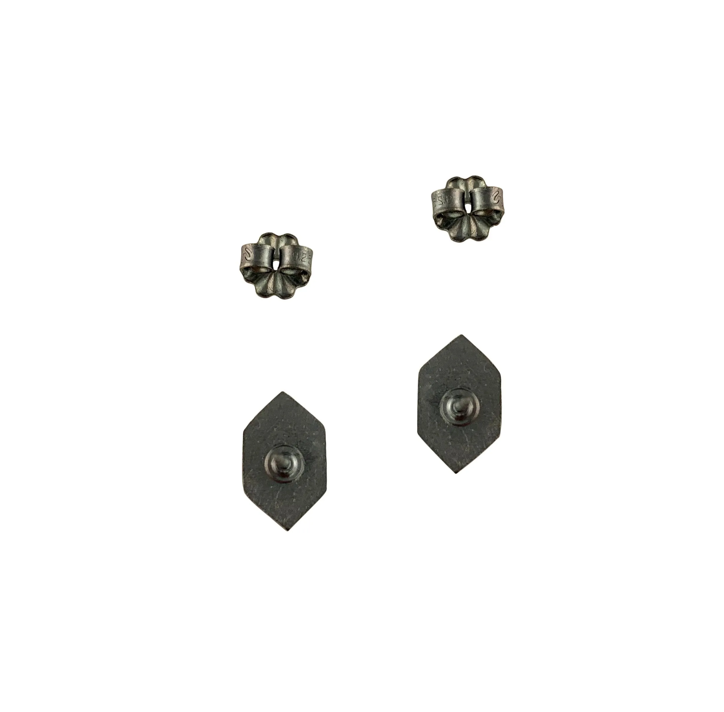 Tiny Atlantis Studs - Silver, bright or ox