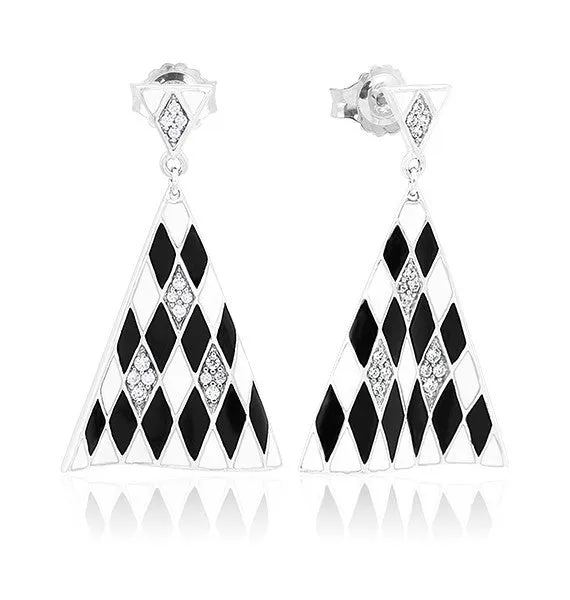 TIVOLI BLACK & WHITE EARRINGS