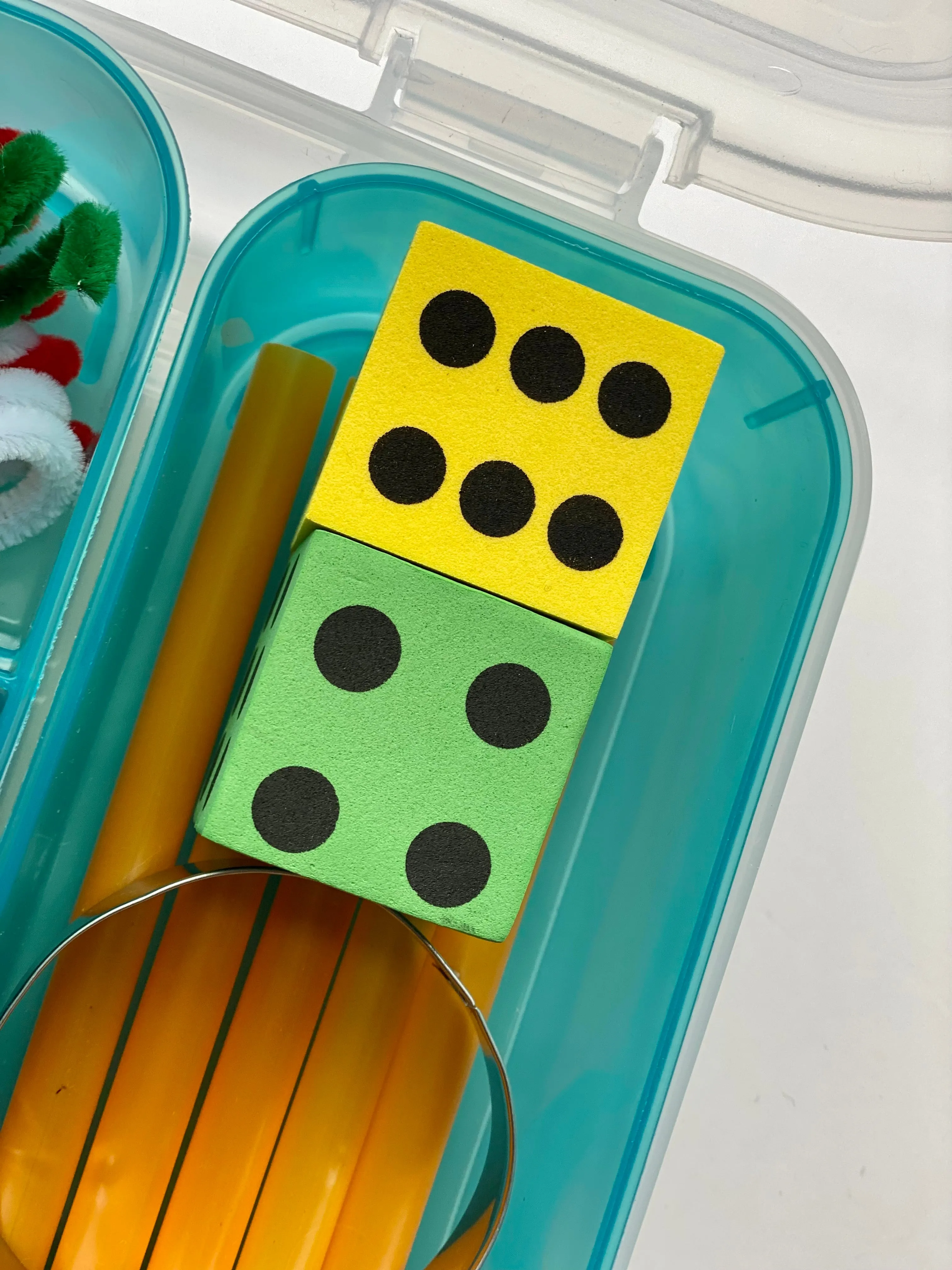 Toddler Numbers Bin