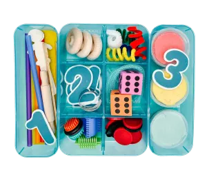 Toddler Numbers Bin