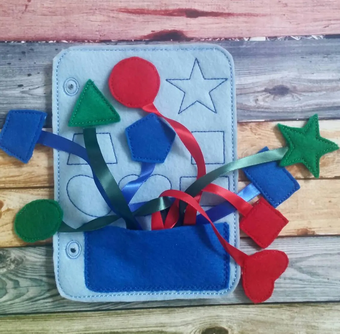 Toddler quiet book- quiet book pages - shapes -  matching game - learn shapes - Build your own quiet book - busy book - activ