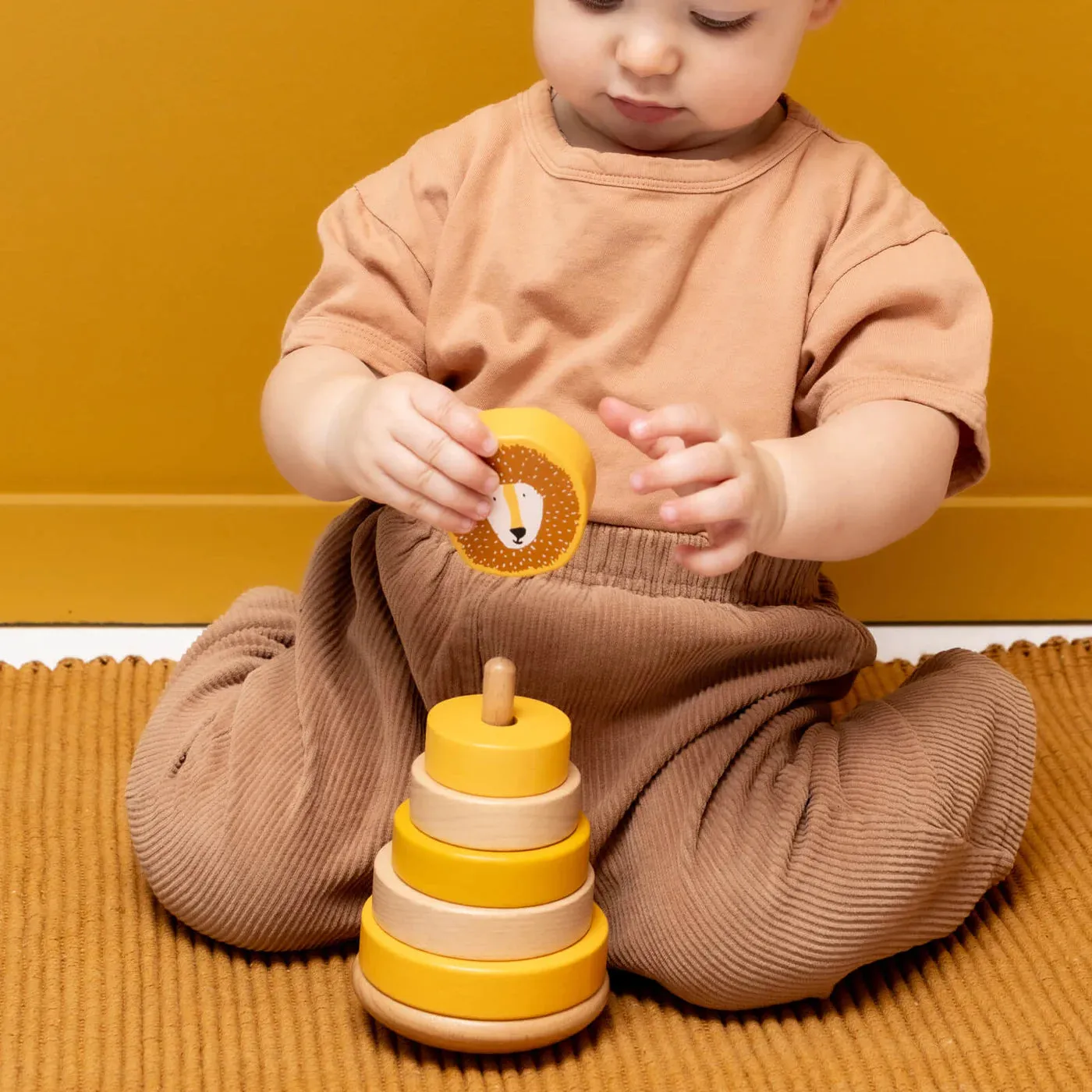 Trixie Wooden Stacking Toy - Mr Lion