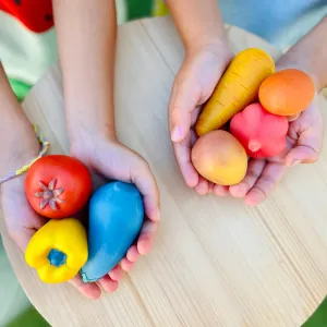 Tubbles Sensory Stones - Vibrant Veggies