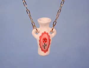 Tulip Portrait Vase Necklace