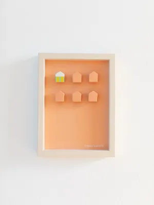 Twenty Two West - Ceramic Wall Hanging - Porcelain Block Party