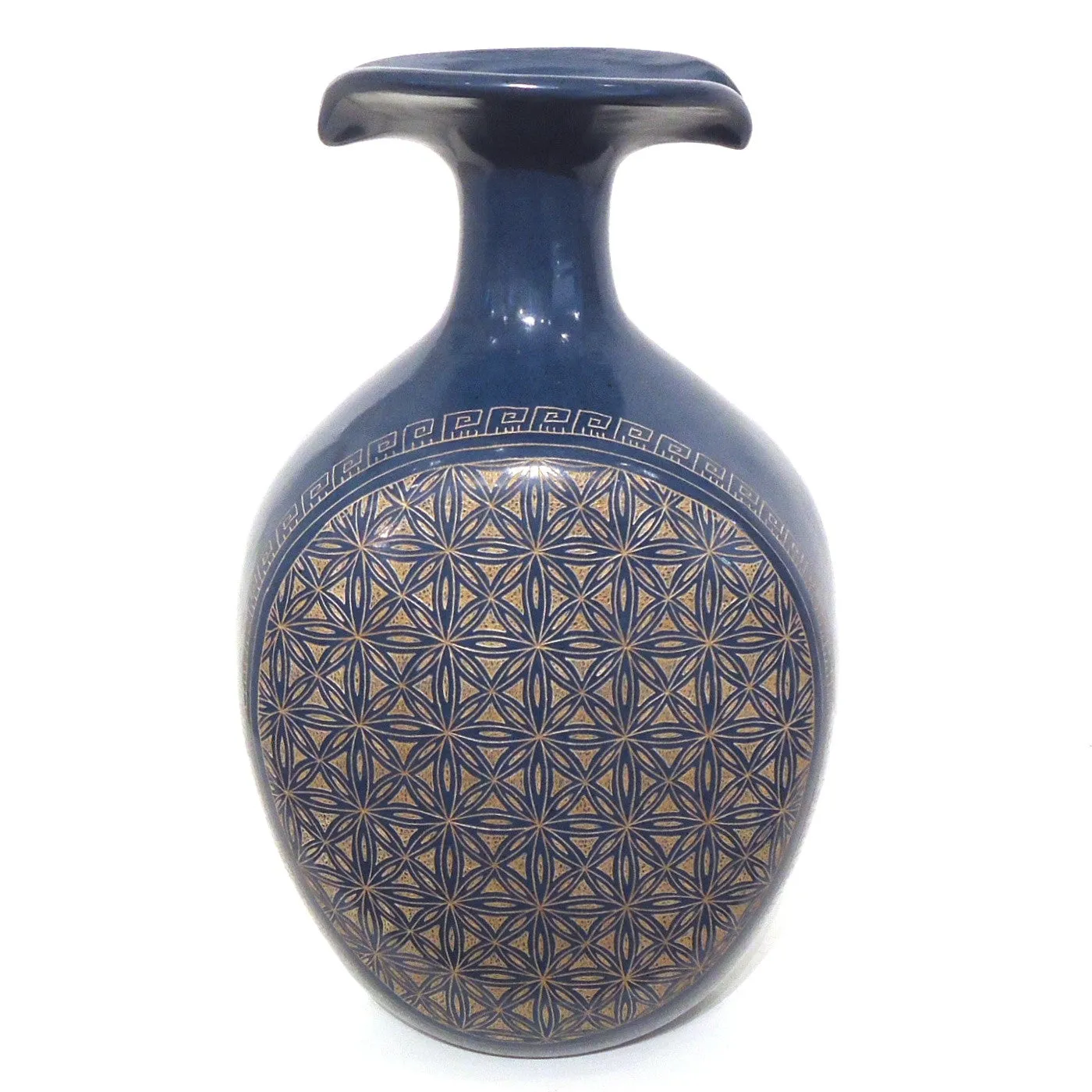 Two Pattern Geometric Vase