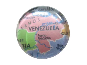 Venezuela Map Pendant Magnet