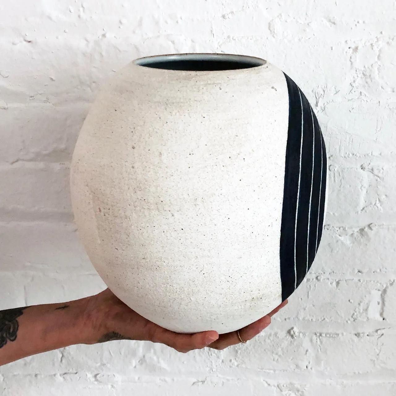 Vessel Round: Rings Indigo