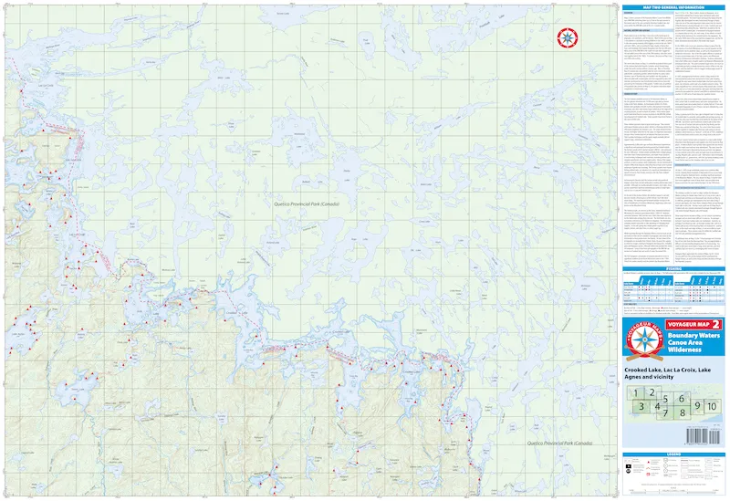 Voyageur Maps - #2 - BWCA