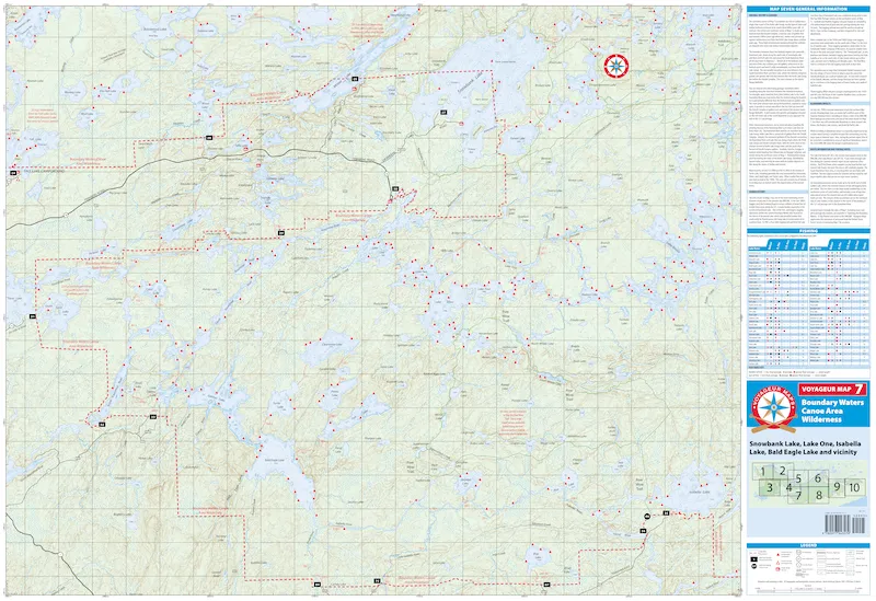 Voyageur Maps - #7 - BWCA