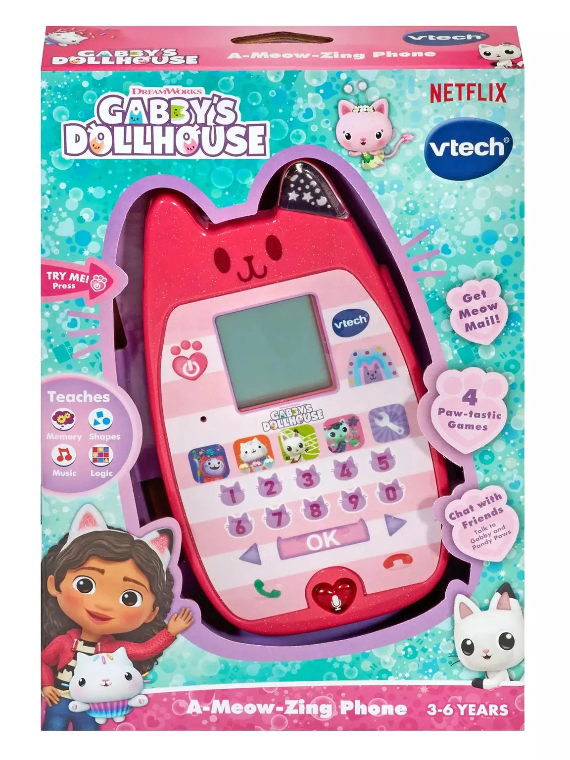 VTech® Gabby's Dollhouse A-Meow-Zing Phone