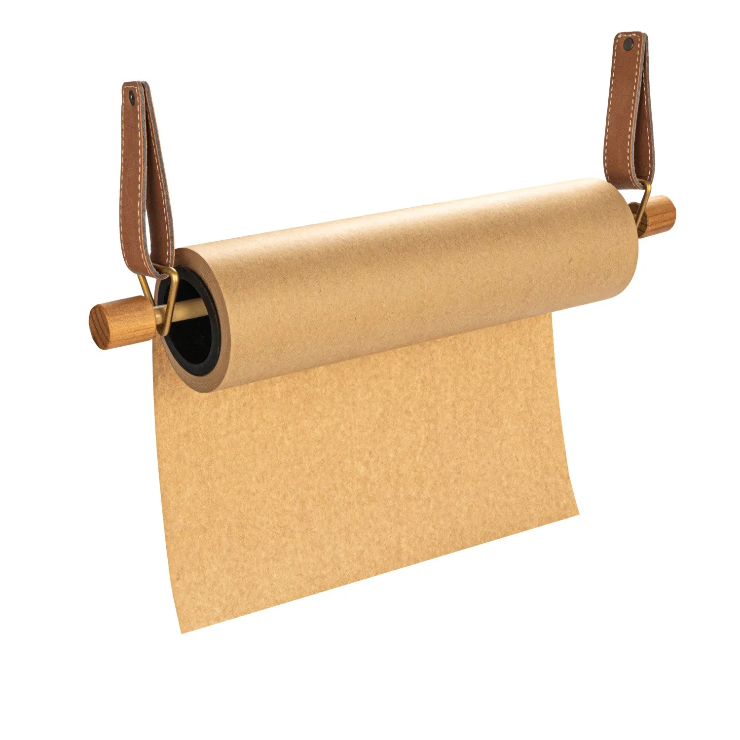 Wall Mounted Scroll w/ Leather Straps