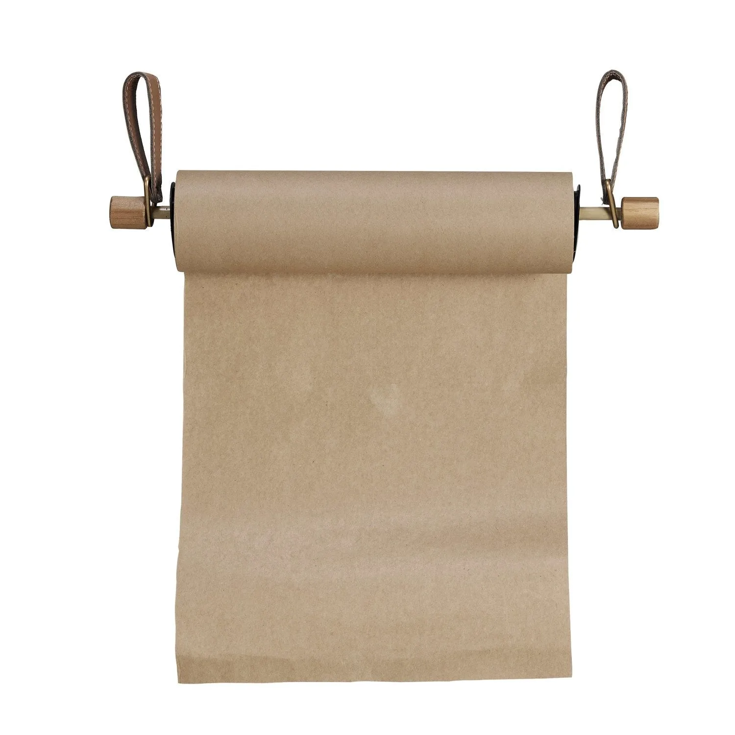 Wall Mounted Scroll w/ Leather Straps