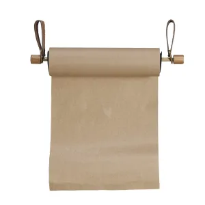 Wall Mounted Scroll w/ Leather Straps