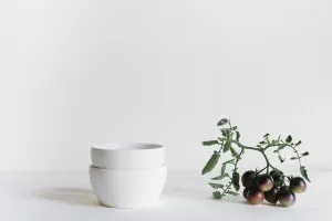 White Soup Bowl