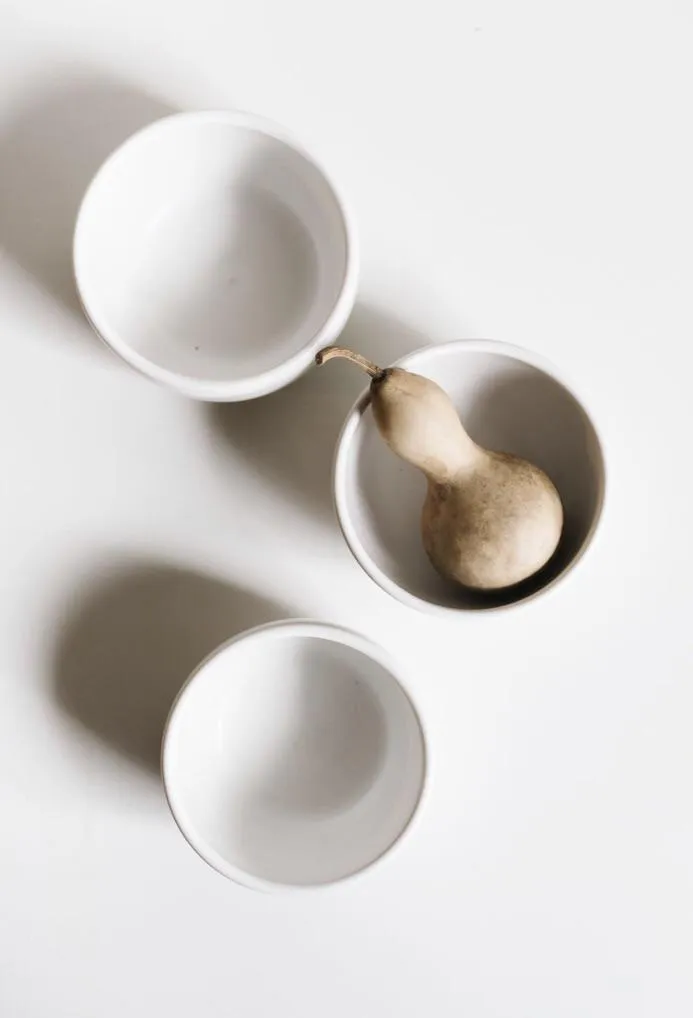 White Soup Bowl