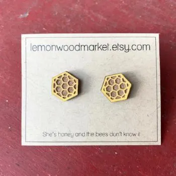 Wood Earrings