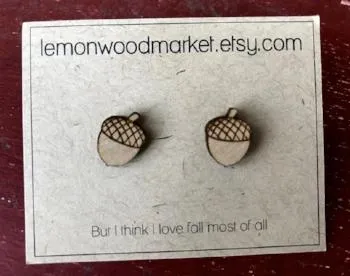 Wood Earrings