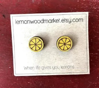 Wood Earrings