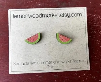 Wood Earrings
