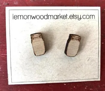 Wood Earrings